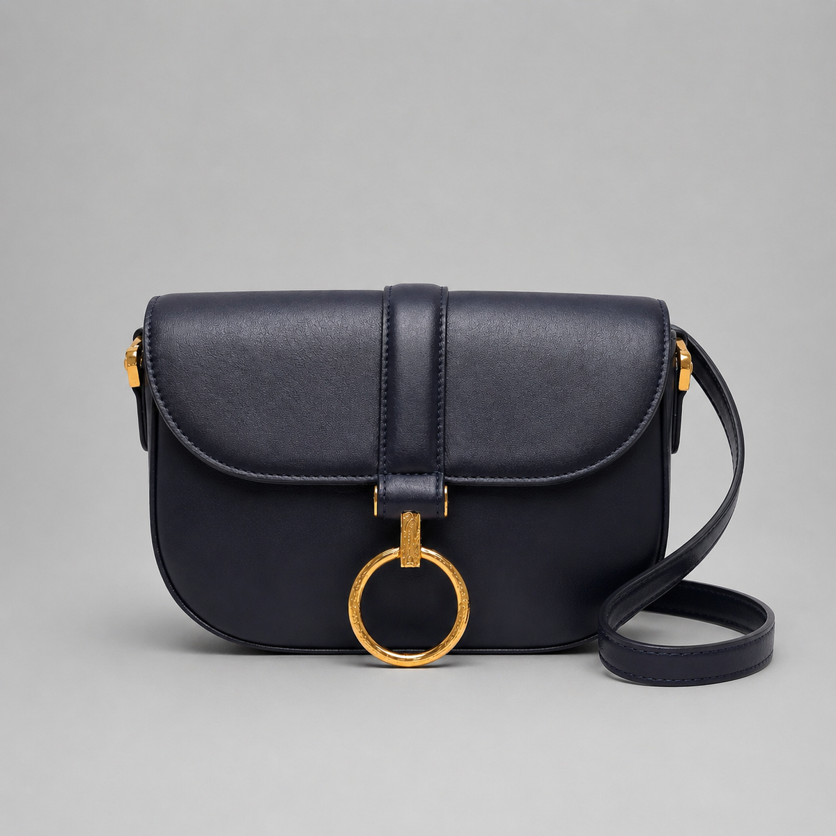 VALENTINA AZUL INDIGO + HERRADO ORO