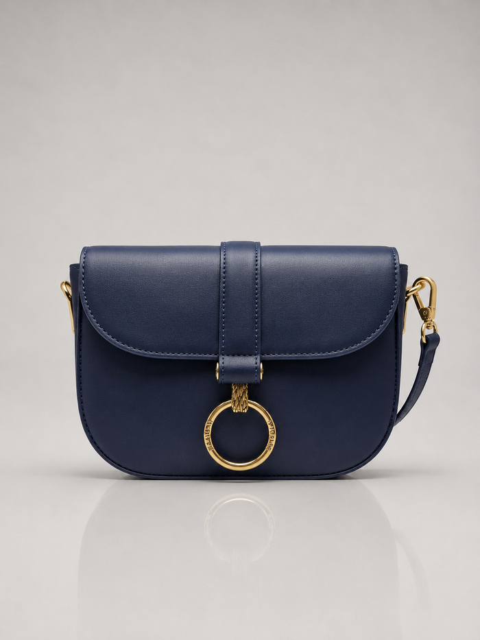 VALENTINA AZUL INDIGO + HERRADO ORO